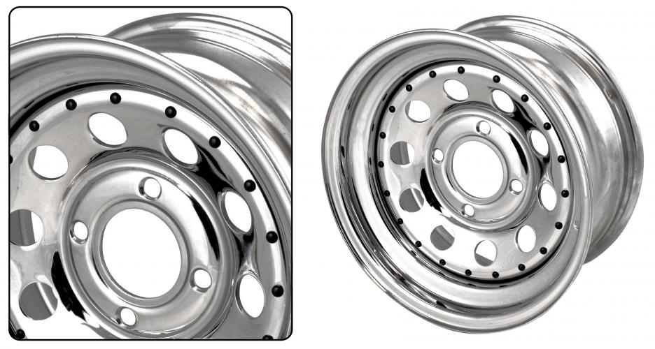 Modular Felge Chrom 10-Loch für VW Oldtimer